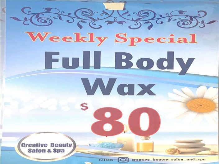 Weekly Special – Waxing